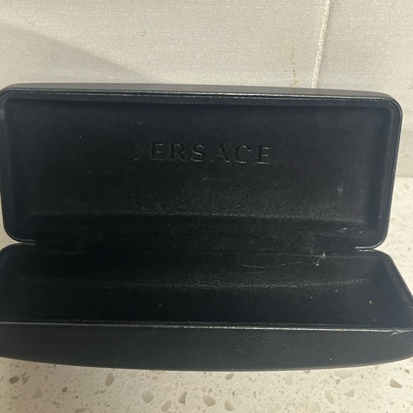 Versace Black and Gold Eyeglass Case - Picture 3 of 5